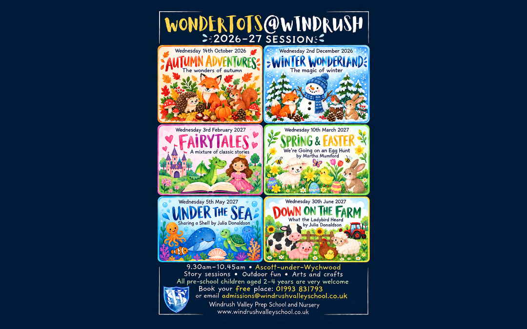Wondertots 2026–27: Free Stay-and-Play Session Dates Announced
